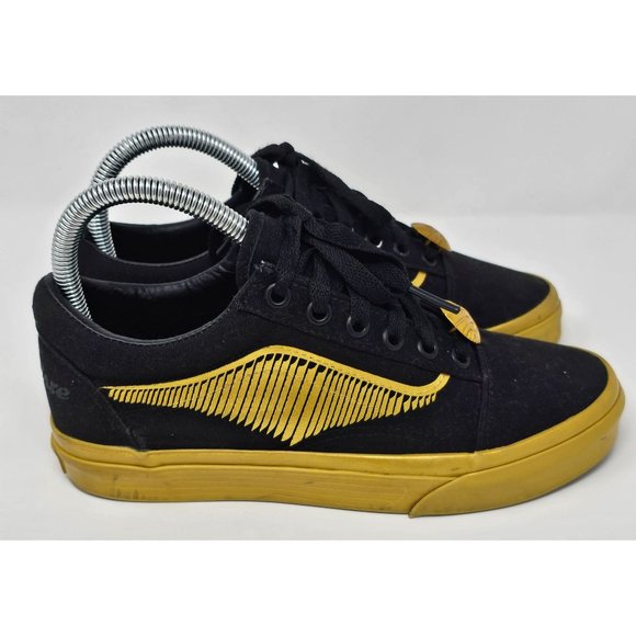 Vans Harry Potter Golden Snitch Old Skool Black Skate Mens Size 5.0 Women Size 6 - Picture 3 of 9